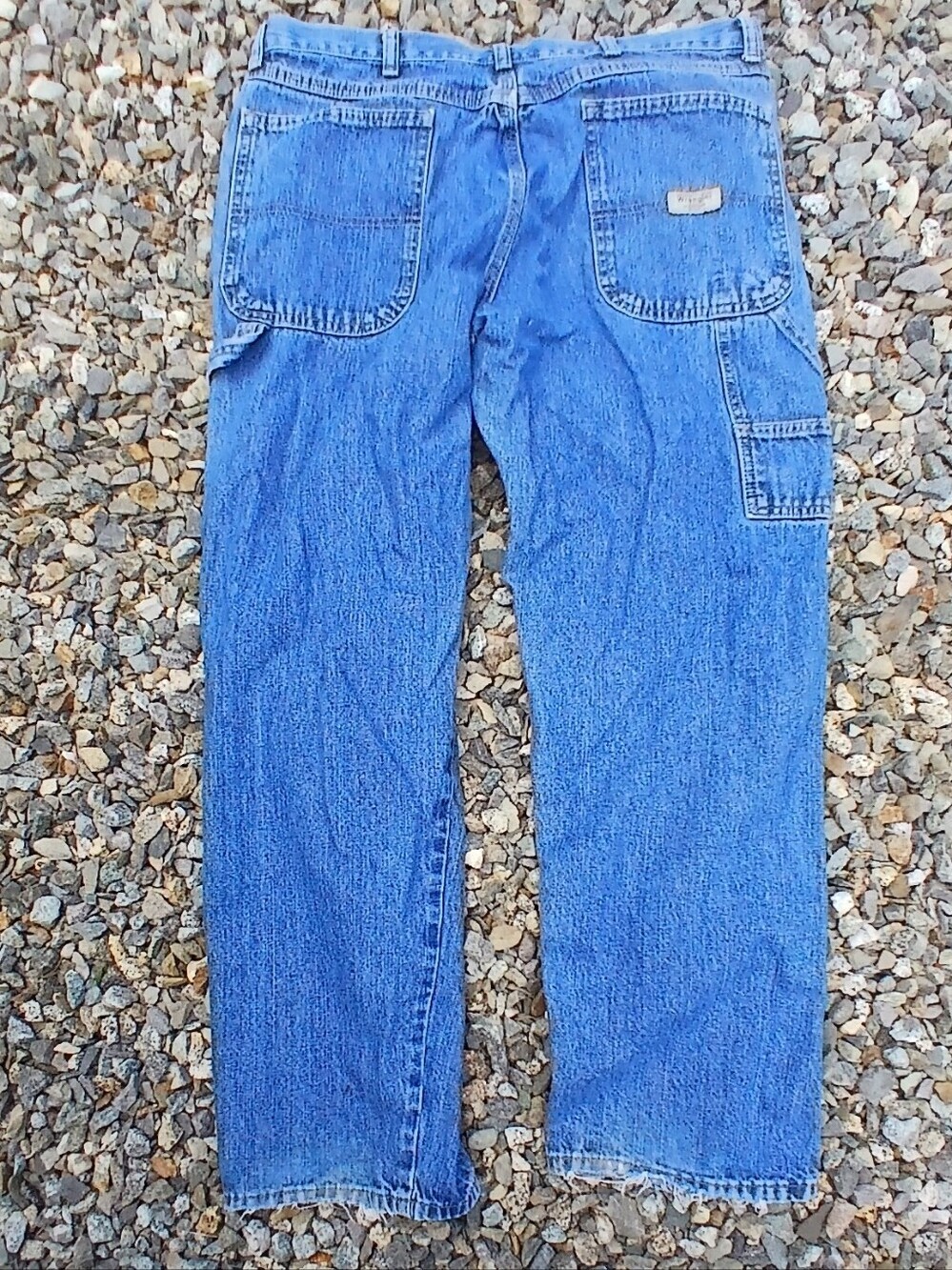 Wrangler Men's Blue Relaxed Carpenter Jeans Size 34x30